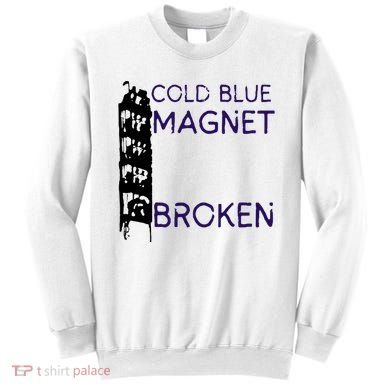 Cold Blue Magnet Broken Sweatshirt