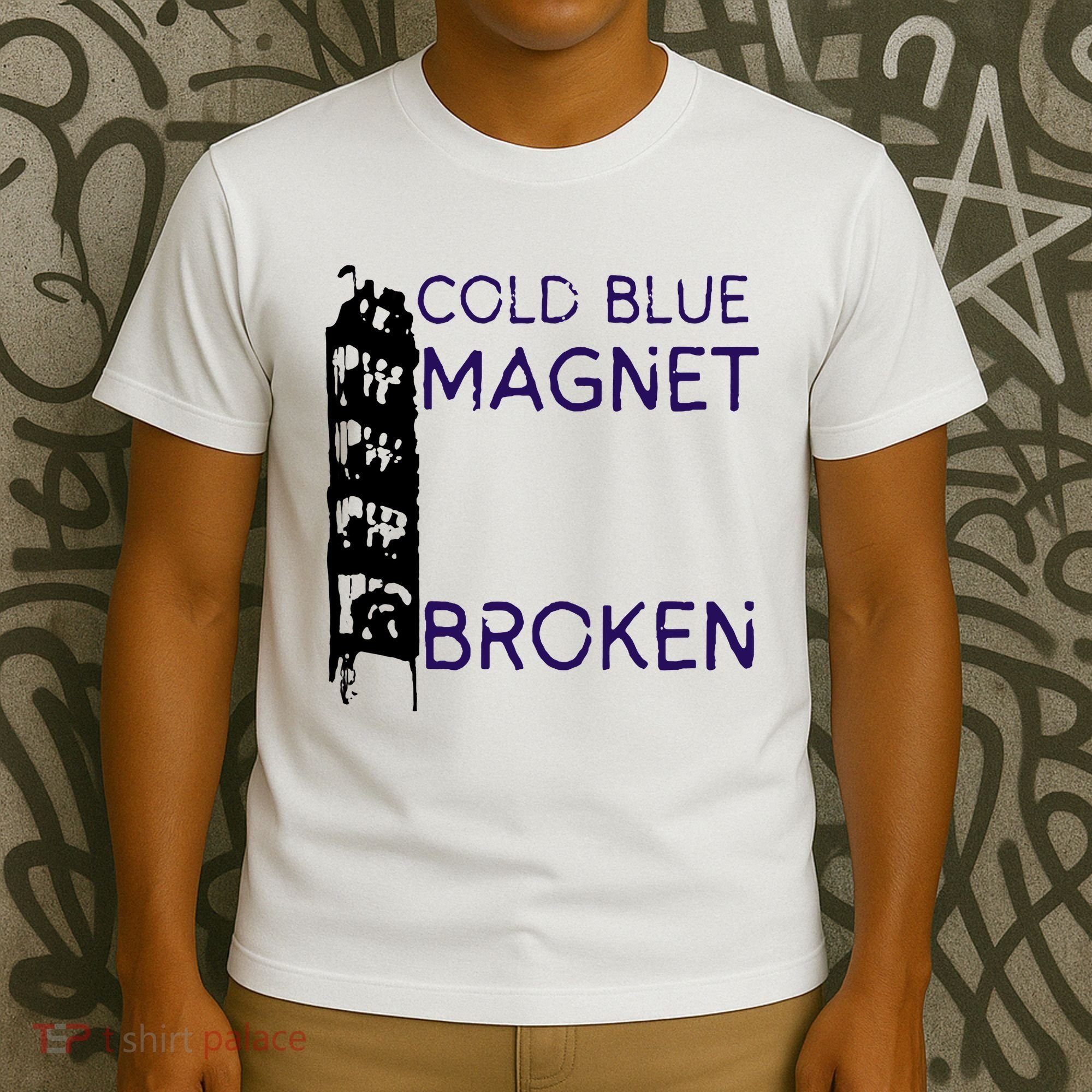 Cold Blue Magnet Broken T-Shirt