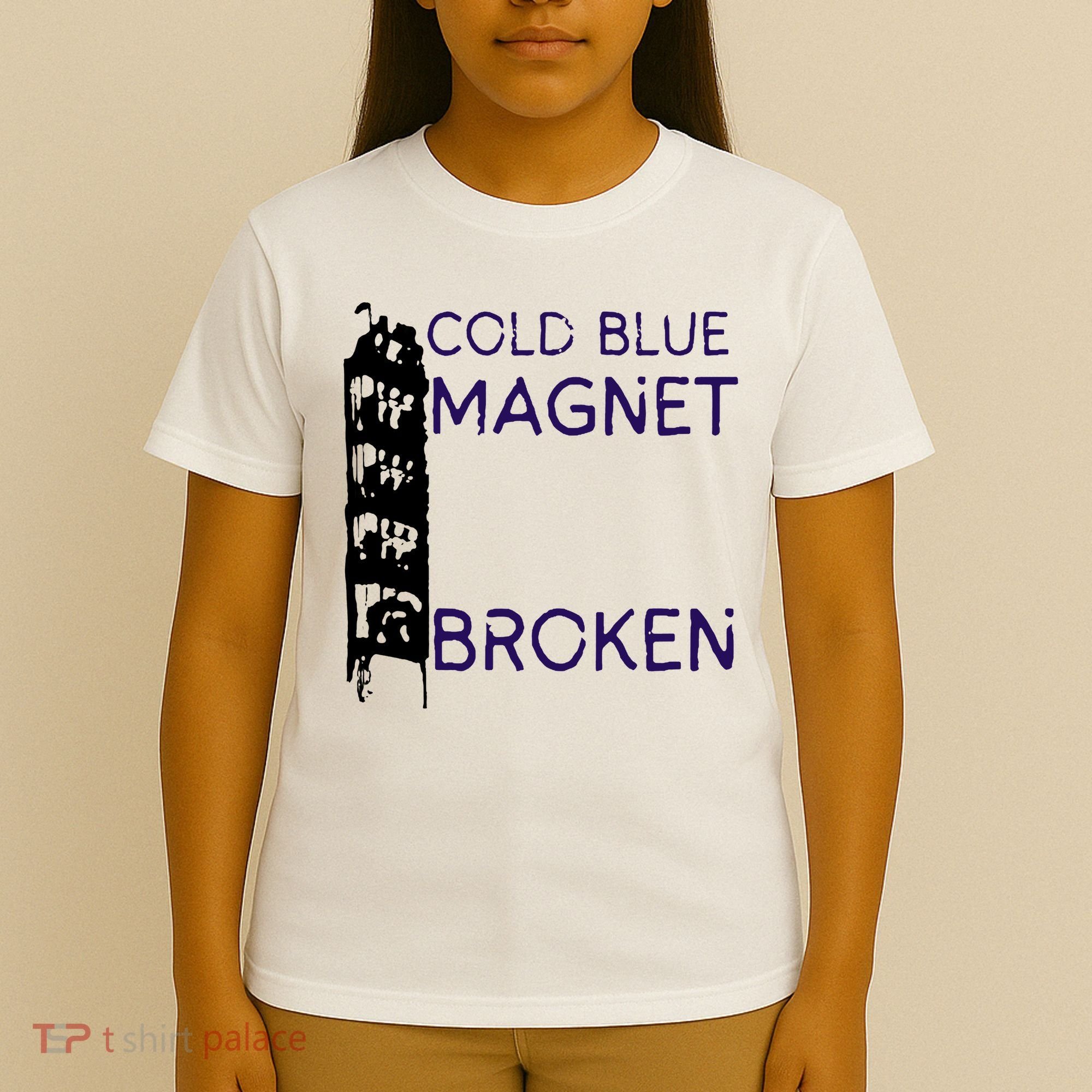 Cold Blue Magnet Broken T-Shirt