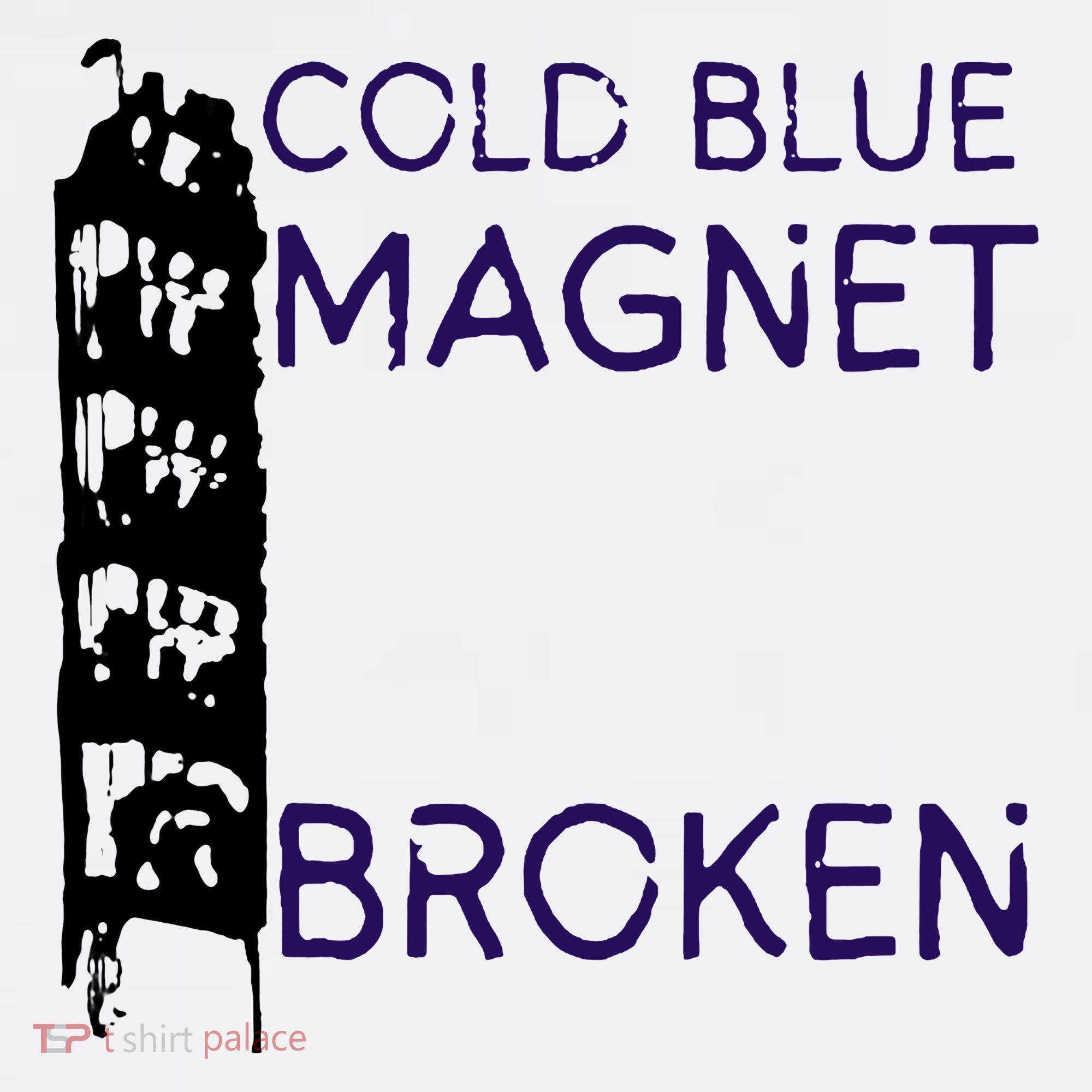 Cold Blue Magnet Broken Bucket Hat