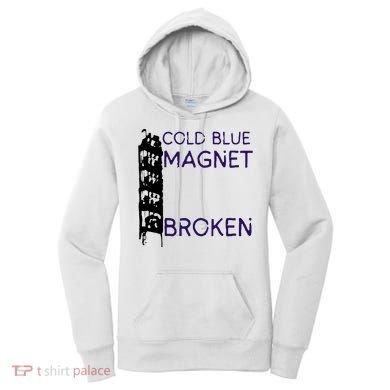 Cold Blue Magnet Broken Women's Hoodie
