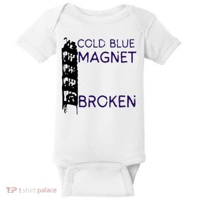 Cold Blue Magnet Broken Baby Bodysuit