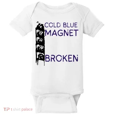 Cold Blue Magnet Broken Baby Bodysuit