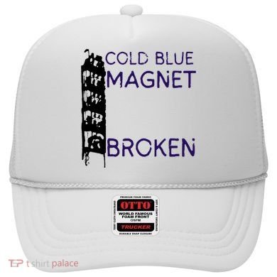 Cold Blue Magnet Broken Hat