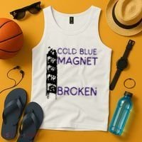 Cold Blue Magnet Broken Tank Top thumb 4