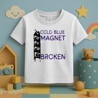 Cold Blue Magnet Broken Toddler T-Shirt thumb 3