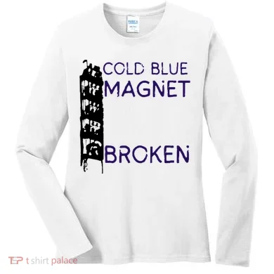 Cold Blue Magnet Broken Women's Long Sleeve Shirt
