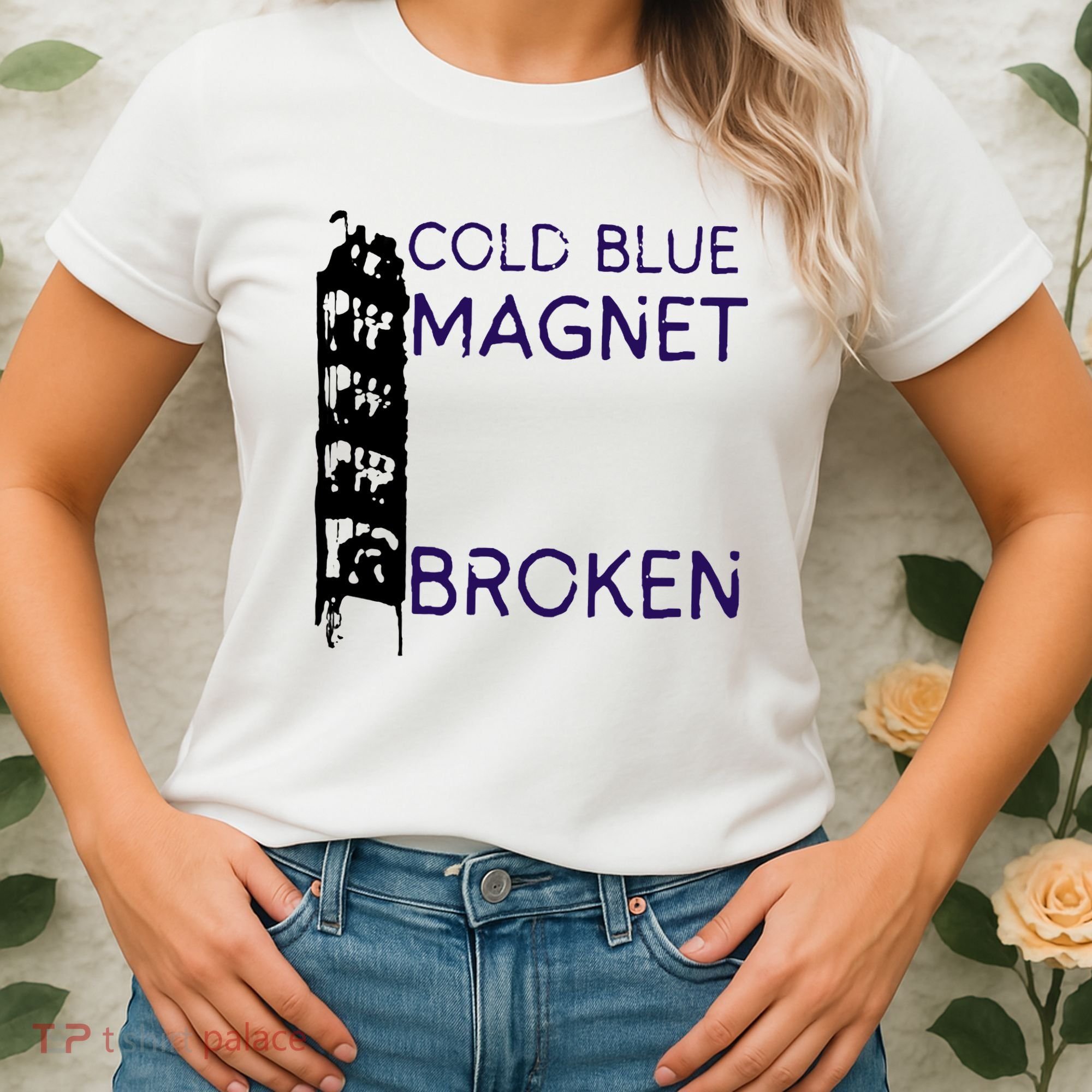 Cold Blue Magnet Broken Women's T-Shirt