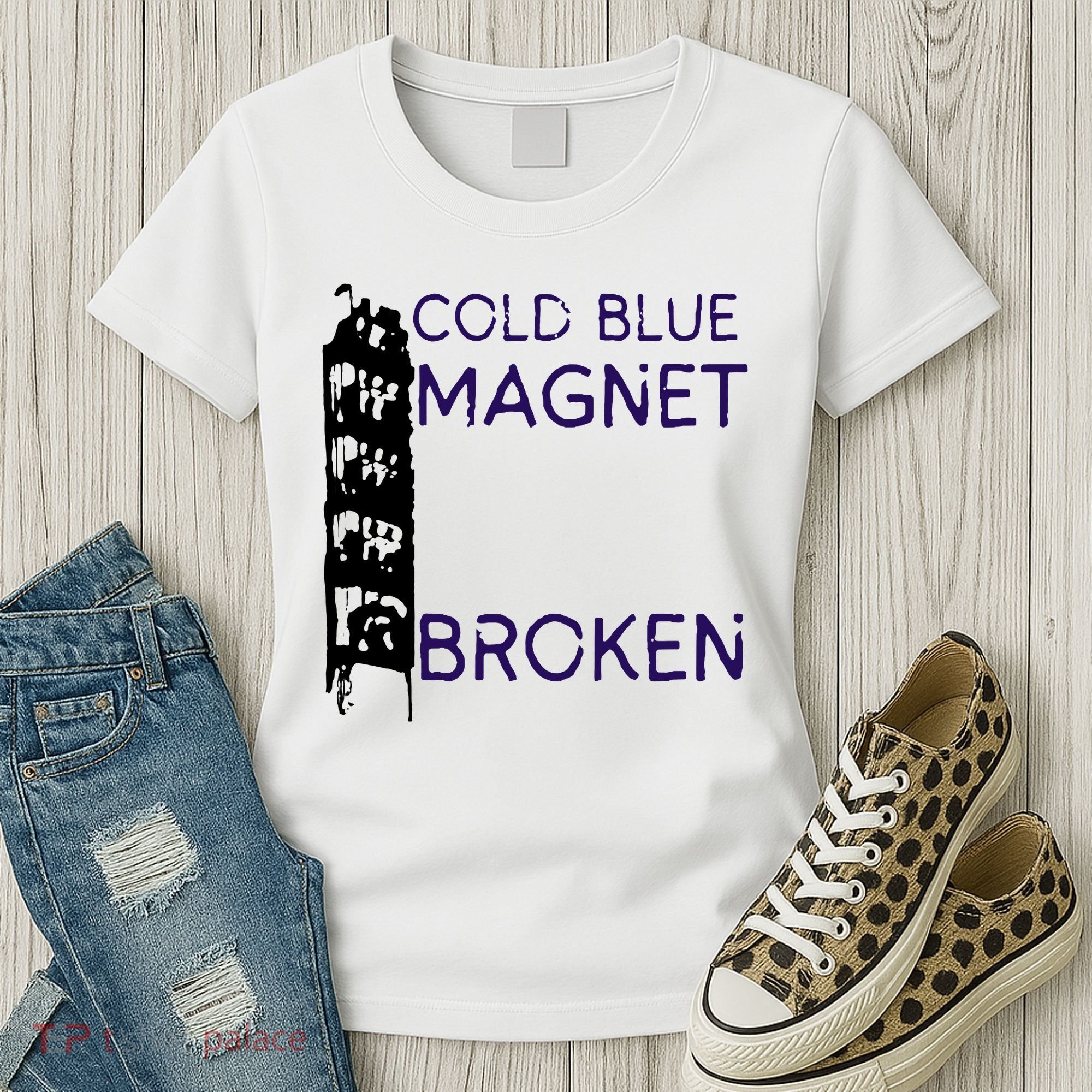 Cold Blue Magnet Broken Women's T-Shirt