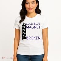 Cold Blue Magnet Broken Women's T-Shirt thumb 4