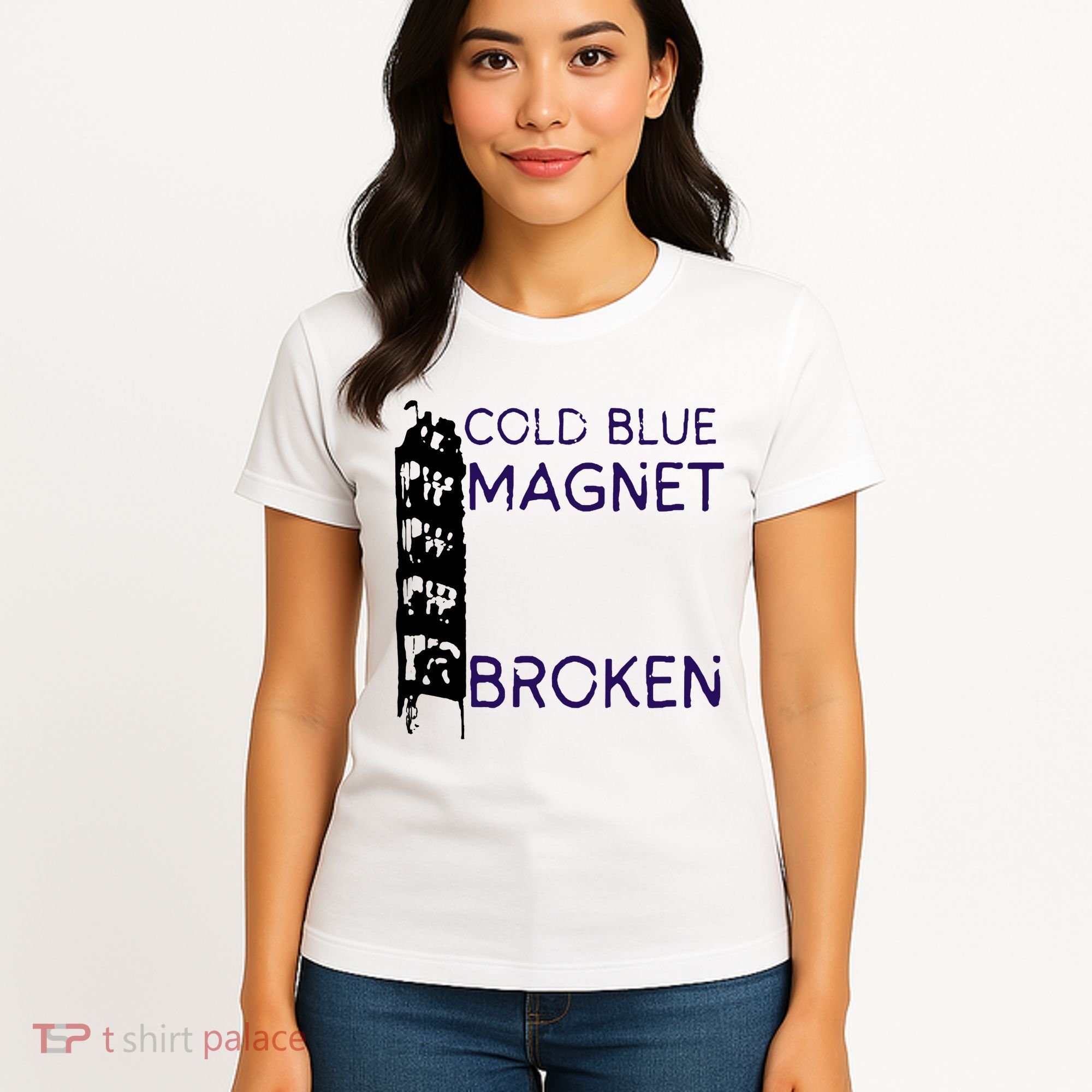 Cold Blue Magnet Broken Women's T-Shirt