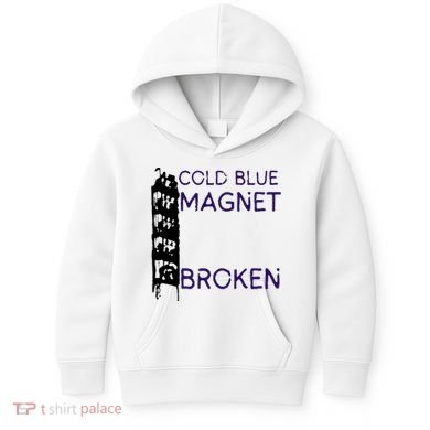 Cold Blue Magnet Broken Kids Hoodie