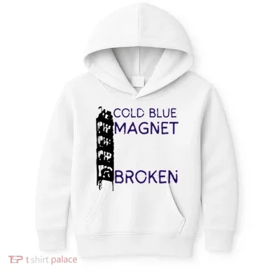 Cold Blue Magnet Broken Kids Hoodie
