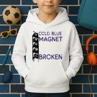 Cold Blue Magnet Broken Kids Hoodie thumb 2