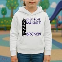 Cold Blue Magnet Broken Kids Hoodie thumb 3