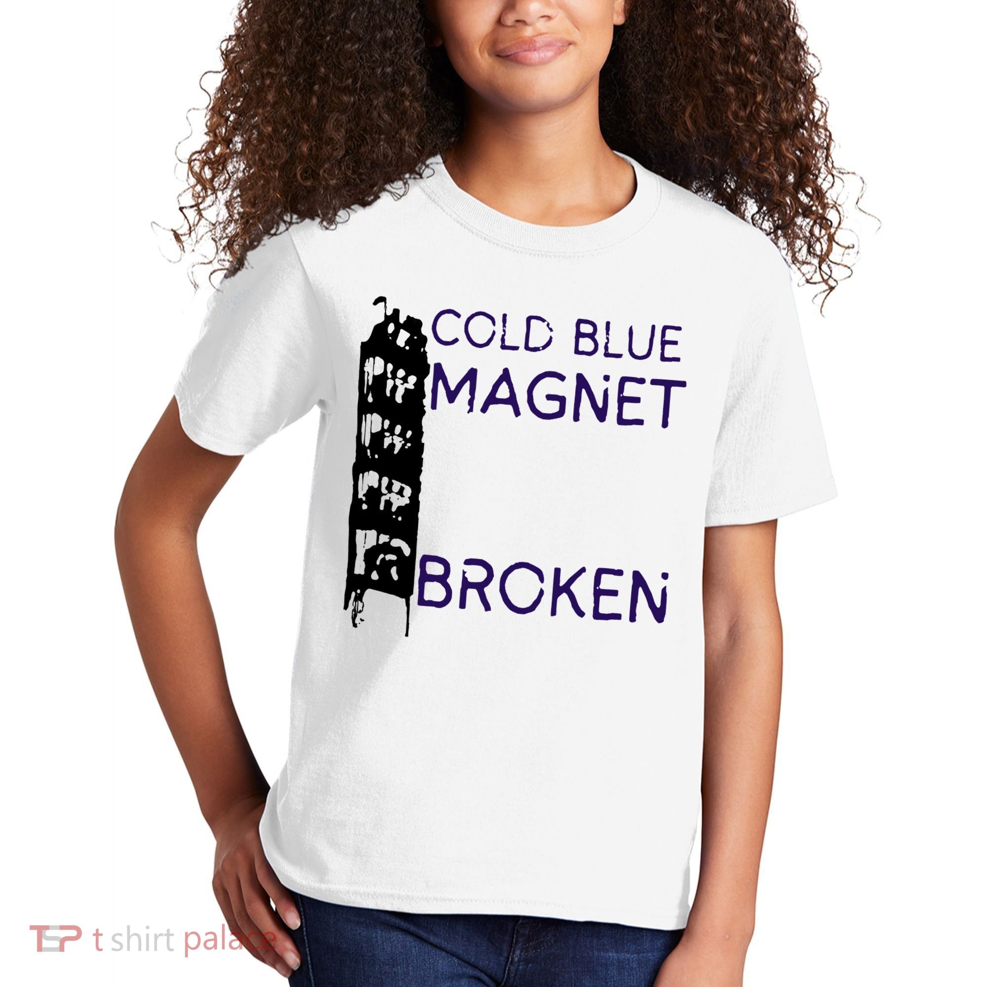 Cold Blue Magnet Broken Kids T-Shirt