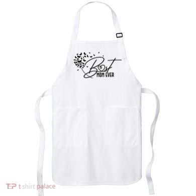 Cute Best Mom Ever Butterfly Dandelion Apron