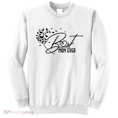 Cute Best Mom Ever Butterfly Dandelion Sweatshirt