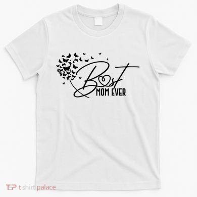 Cute Best Mom Ever Butterfly Dandelion T-Shirt