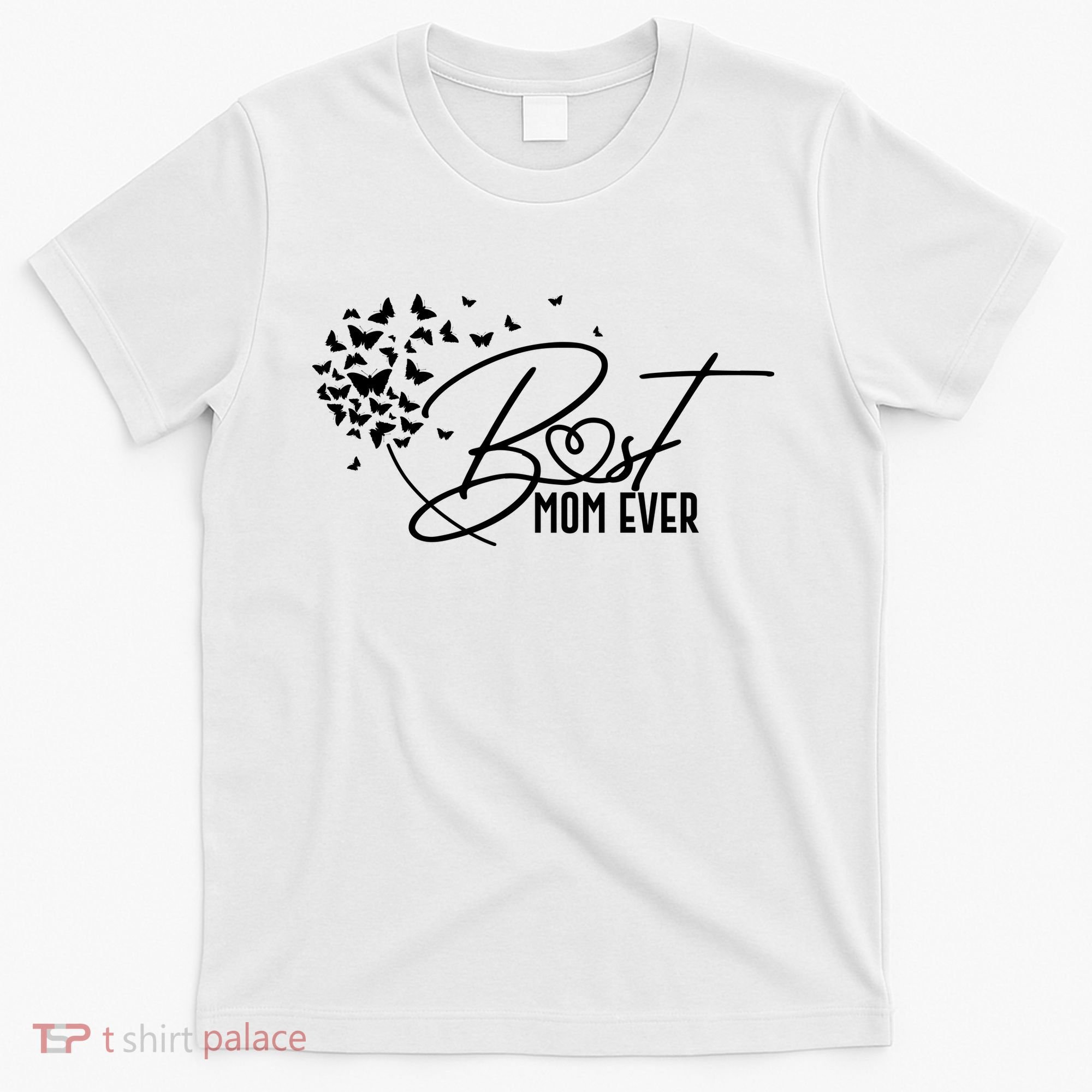 Cute Best Mom Ever Butterfly Dandelion T-Shirt