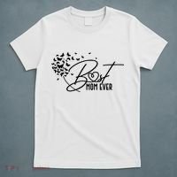 Cute Best Mom Ever Butterfly Dandelion T-Shirt thumb 5