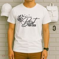 Cute Best Mom Ever Butterfly Dandelion T-Shirt thumb 6