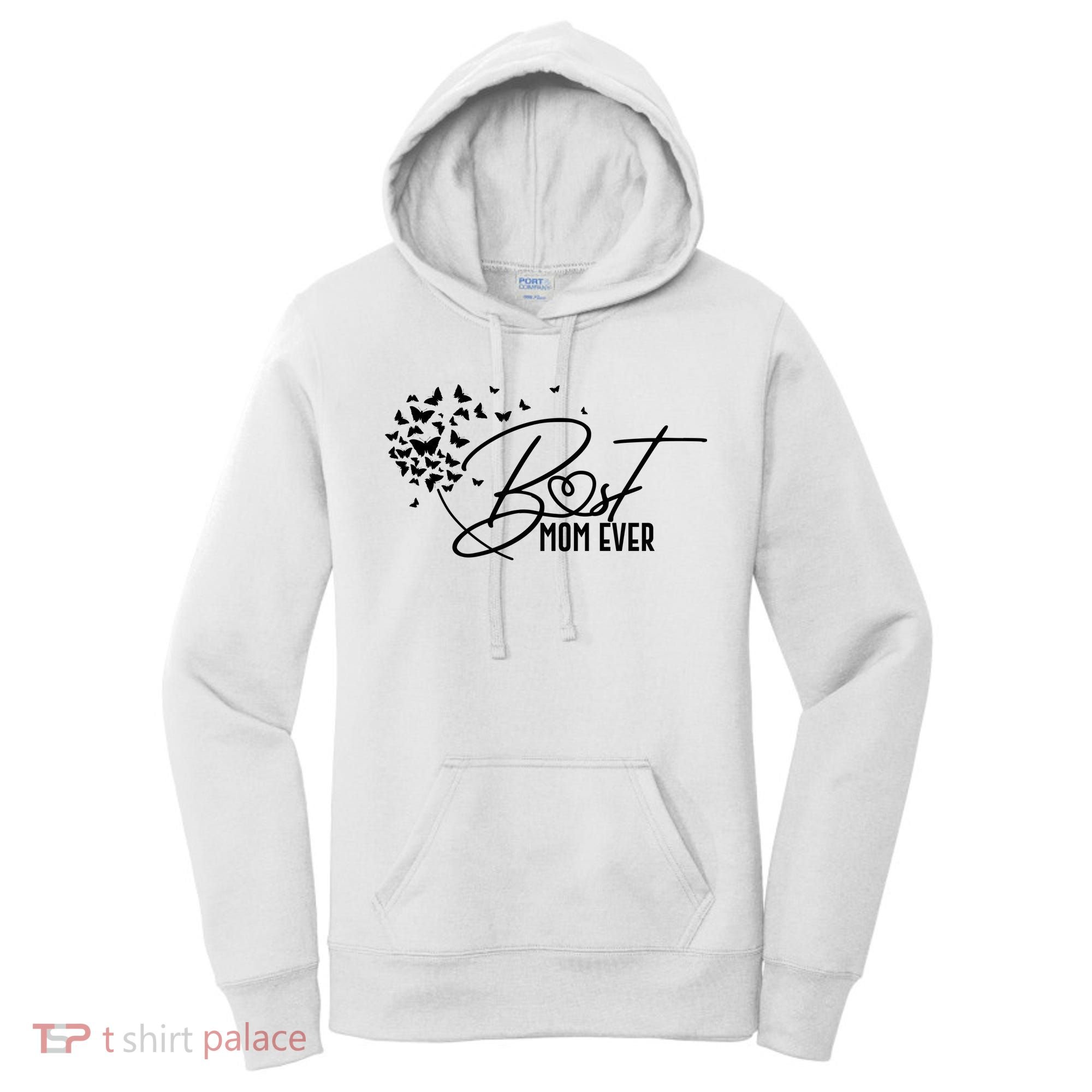 Cute Best Mom Ever Butterfly Dandelion Women's Hoodie