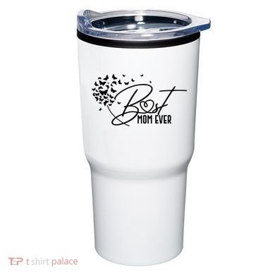 Cute Best Mom Ever Butterfly Dandelion Tumbler