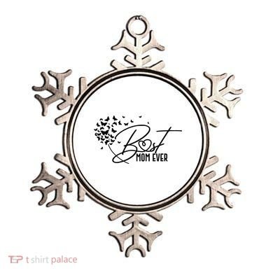 Cute Best Mom Ever Butterfly Dandelion Ornament
