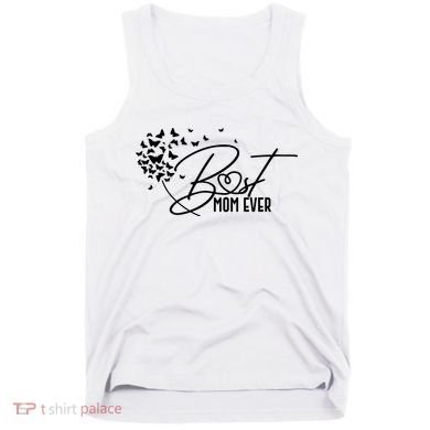 Cute Best Mom Ever Butterfly Dandelion Tank Top