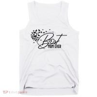 Cute Best Mom Ever Butterfly Dandelion Tank Top thumb 0