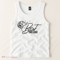 Cute Best Mom Ever Butterfly Dandelion Tank Top thumb 2