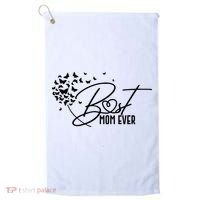Cute Best Mom Ever Butterfly Dandelion Golf Towel thumb 0