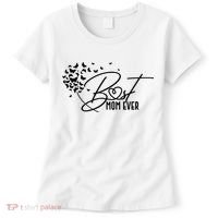 Cute Best Mom Ever Butterfly Dandelion Women's T-Shirt thumb 0