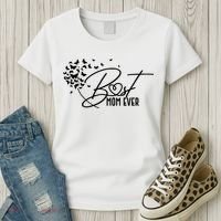 Cute Best Mom Ever Butterfly Dandelion Women's T-Shirt thumb 3