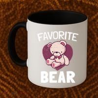 Cute Bear Nickname Heart In Love Gift For Lovers Gift Coffee Mug thumb 2