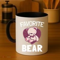 Cute Bear Nickname Heart In Love Gift For Lovers Gift Coffee Mug thumb 4