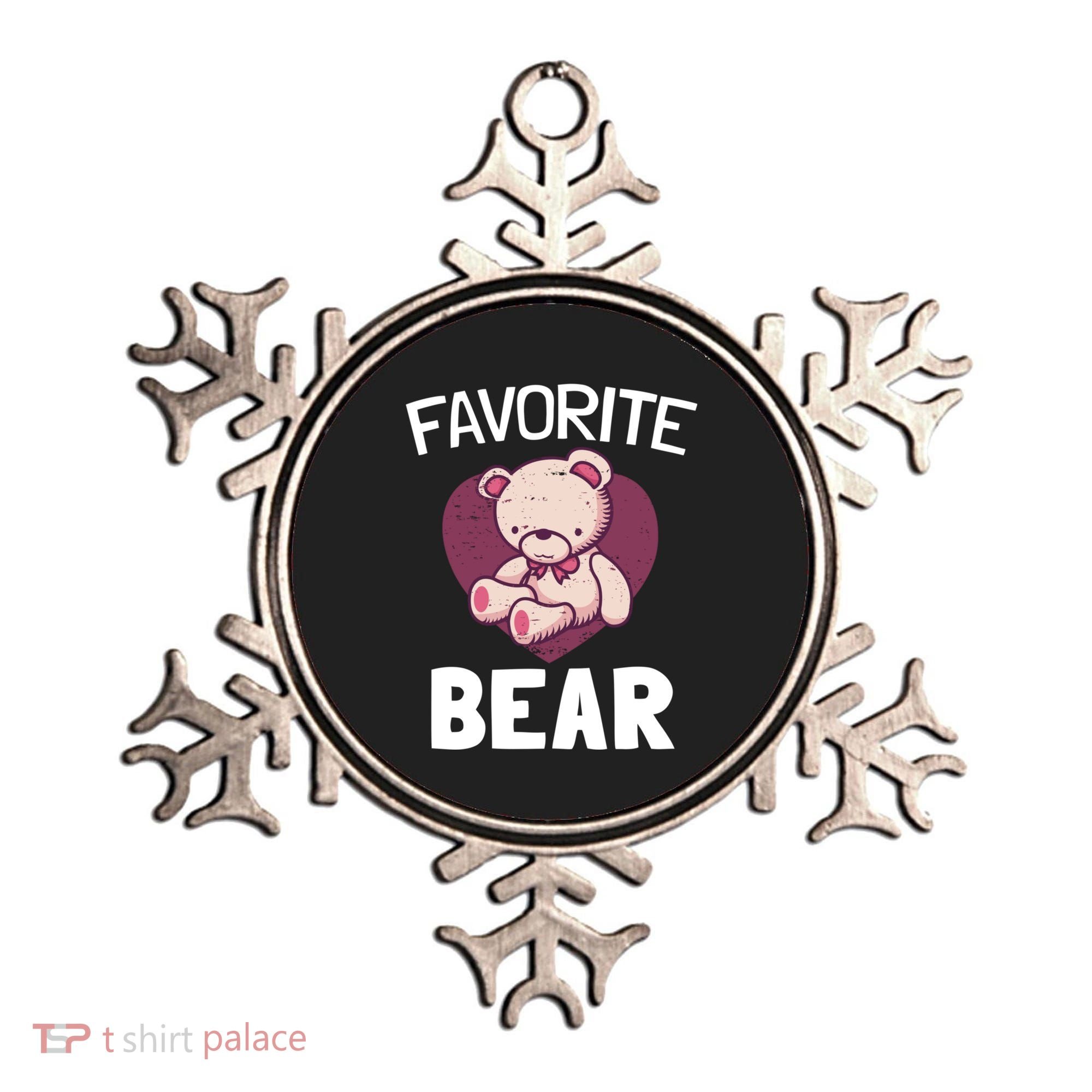 Cute Bear Nickname Heart In Love Gift For Lovers Gift Ornament