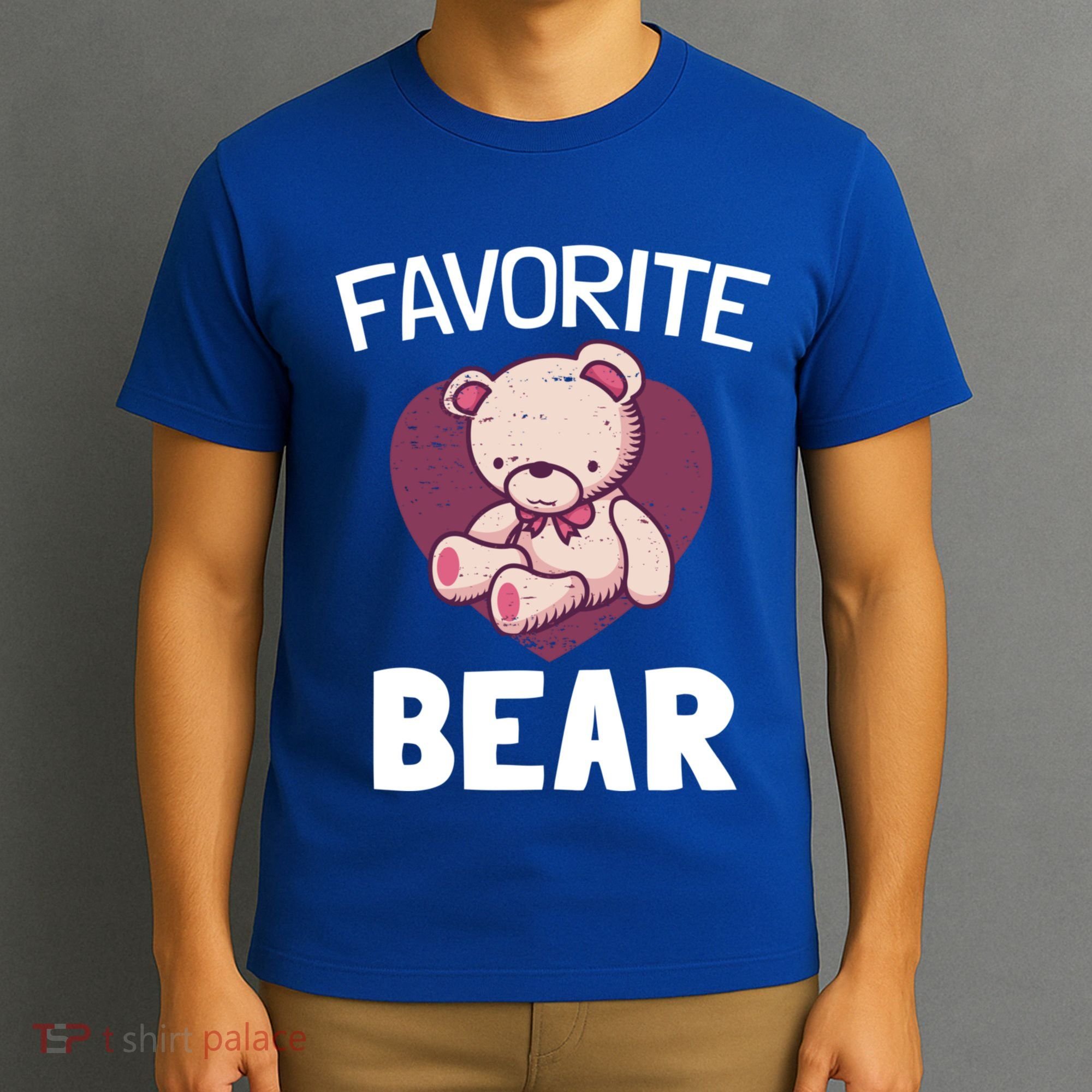 Cute Bear Nickname Heart In Love Gift For Lovers Gift T-Shirt