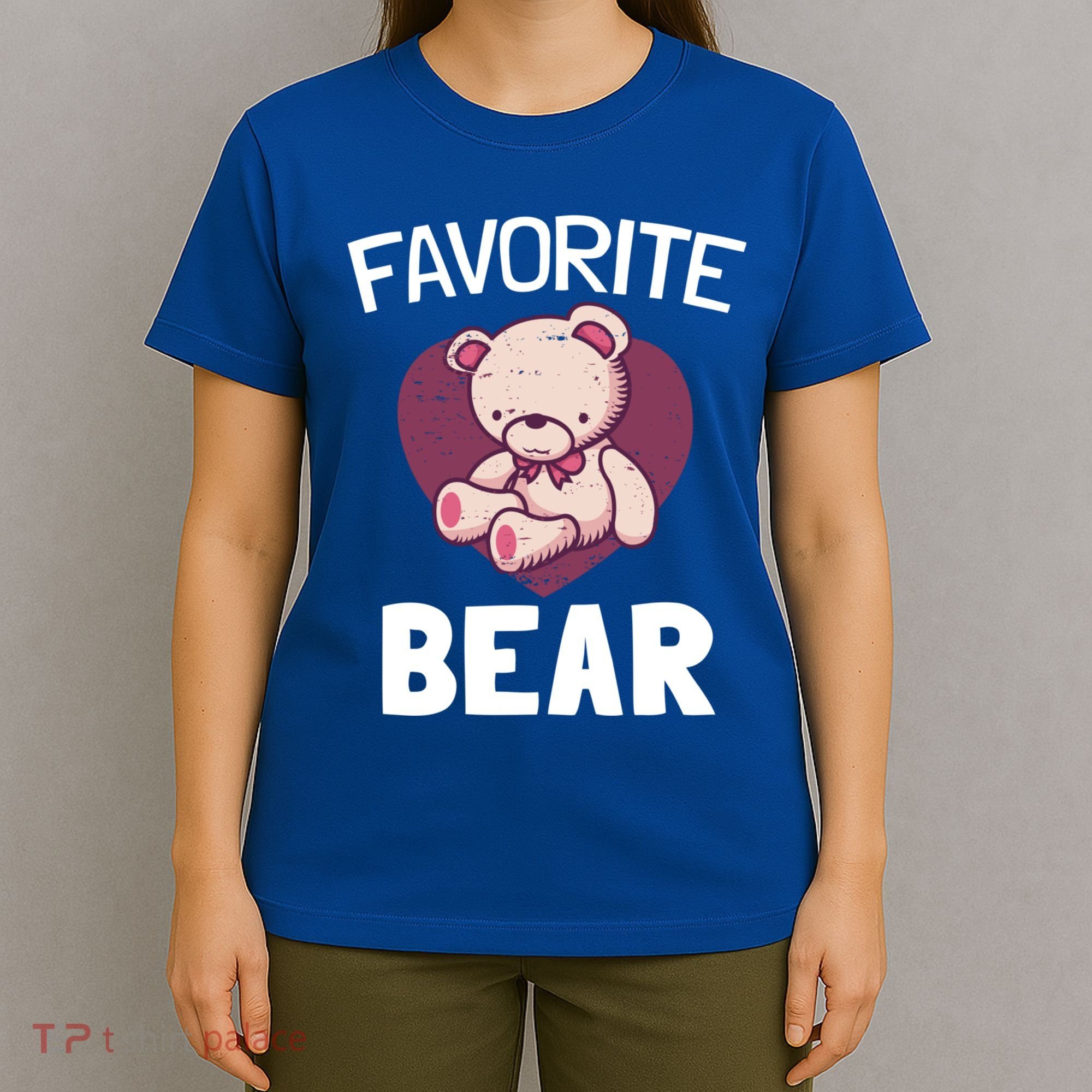 Cute Bear Nickname Heart In Love Gift For Lovers Gift T-Shirt