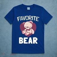 Cute Bear Nickname Heart In Love Gift For Lovers Gift T-Shirt thumb 5