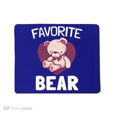 Cute Bear Nickname Heart In Love Gift For Lovers Gift Mousepad