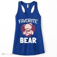 Cute Bear Nickname Heart In Love Gift For Lovers Gift Women's Tank Top thumb 0