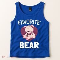 Cute Bear Nickname Heart In Love Gift For Lovers Gift Tank Top thumb 2