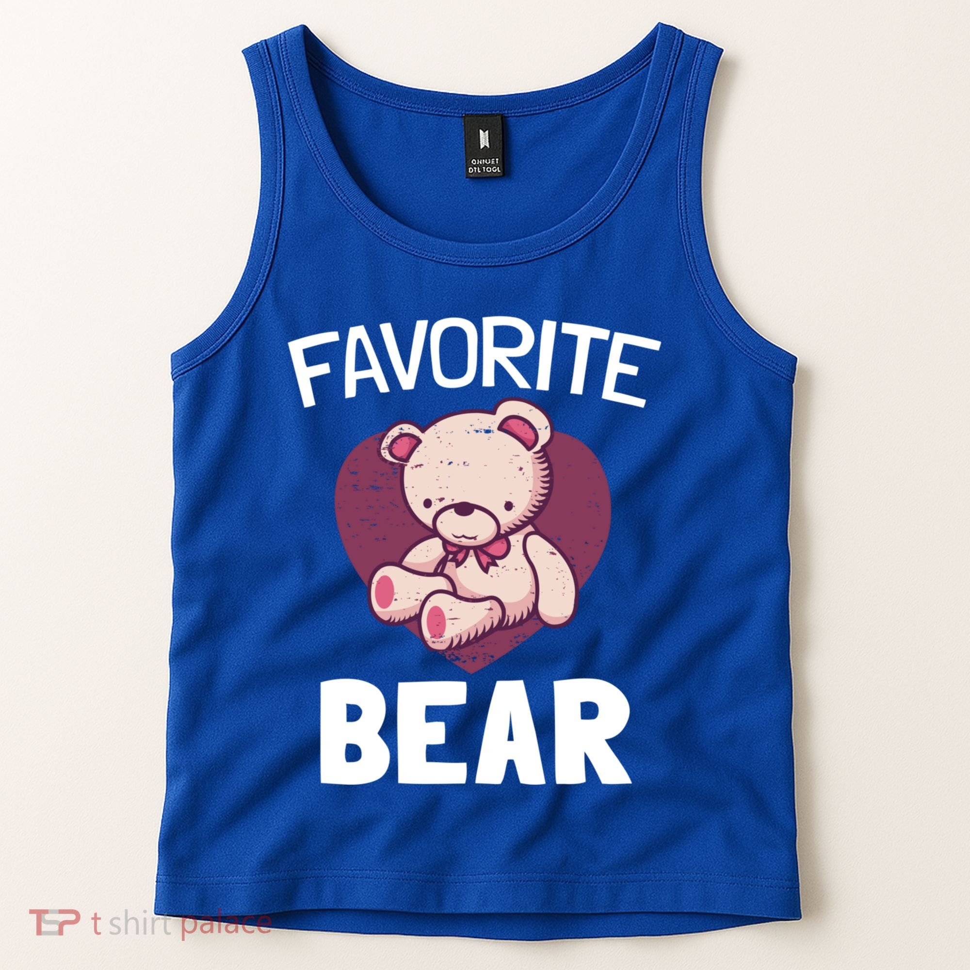 Cute Bear Nickname Heart In Love Gift For Lovers Gift Tank Top