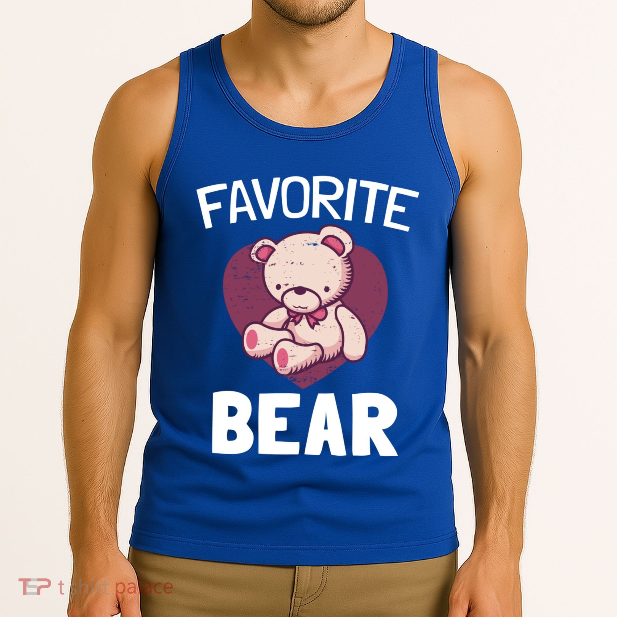 Cute Bear Nickname Heart In Love Gift For Lovers Gift Tank Top