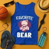 Cute Bear Nickname Heart In Love Gift For Lovers Gift Tank Top thumb 4