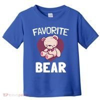 Cute Bear Nickname Heart In Love Gift For Lovers Gift Toddler T-Shirt thumb 0