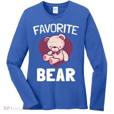 Cute Bear Nickname Heart In Love Gift For Lovers Gift Women's Long Sleeve Shirt