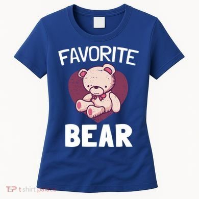 Cute Bear Nickname Heart In Love Gift For Lovers Gift Women's T-Shirt